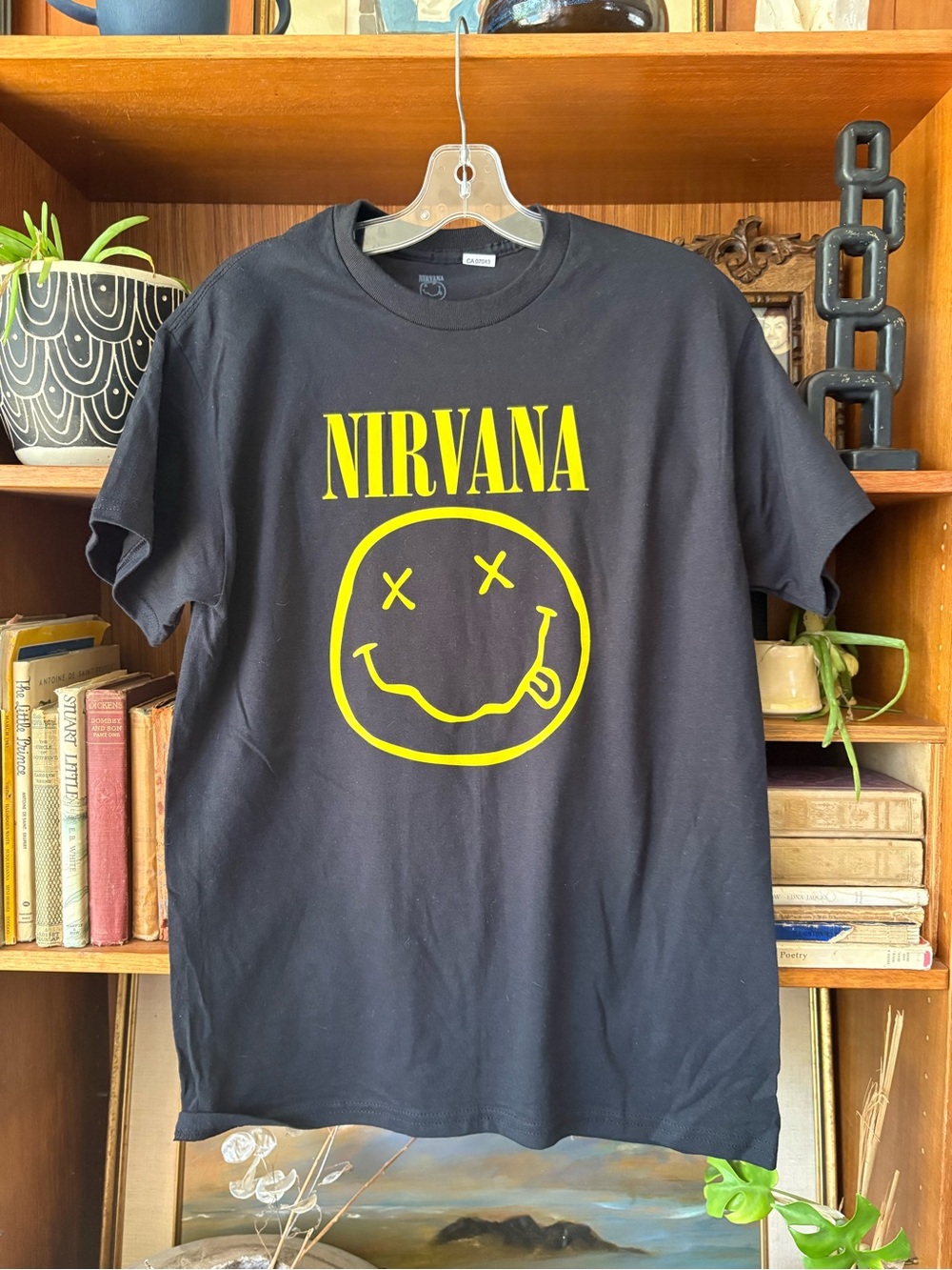 Nirvana Smile Face Band Tee M